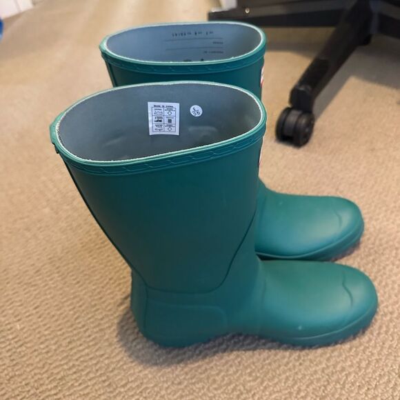 Hunter Teal Waterproof Boots - Picture 8 of 10